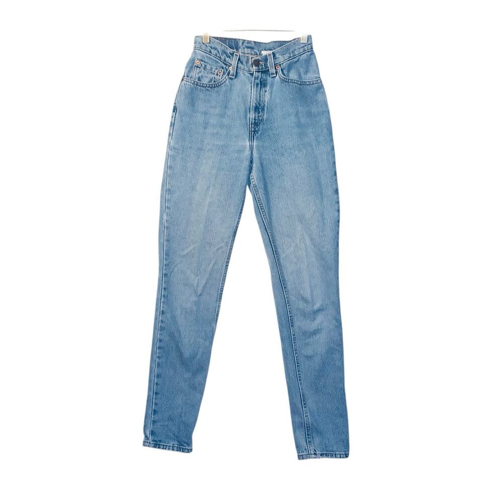 Levi's 512 Vintage High Rise Tapered Jeans slim fit 90s 24 x 30